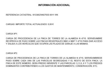 Garaje en TORRES DE LA ALAMEDA