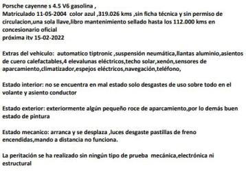 PORSCHE CAYENNE S en Toledo